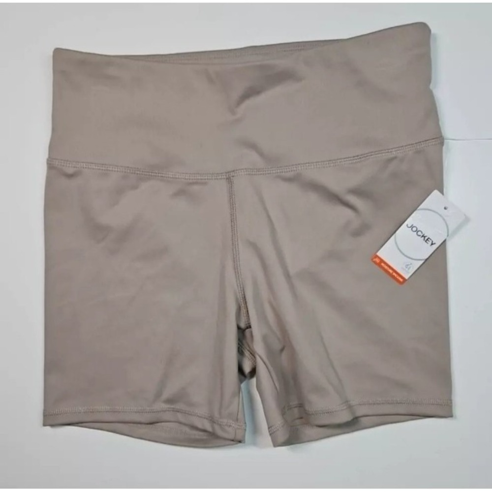 Jockey Womens Tan 5" Bike Shorts Size Small NWT (Single Pair)